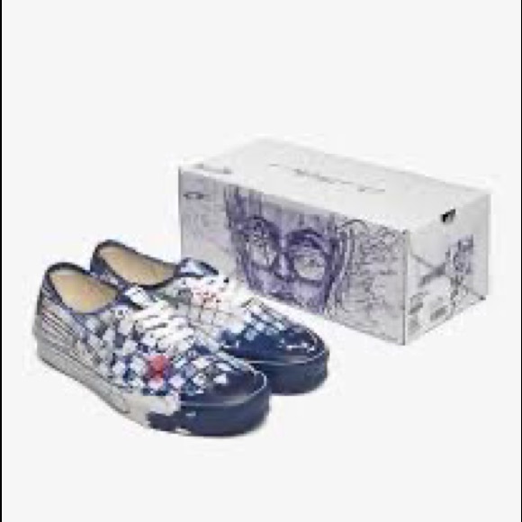 VANS Og Authentic Lx Connor Tingley True White-Blue VN0A4BV961P Men Us7 - Picture 11 of 11
